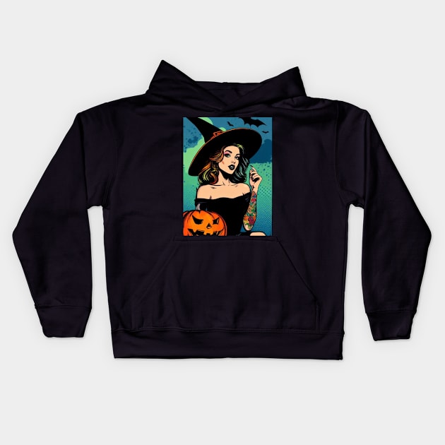 Witches Kids Hoodie by Goth_ink